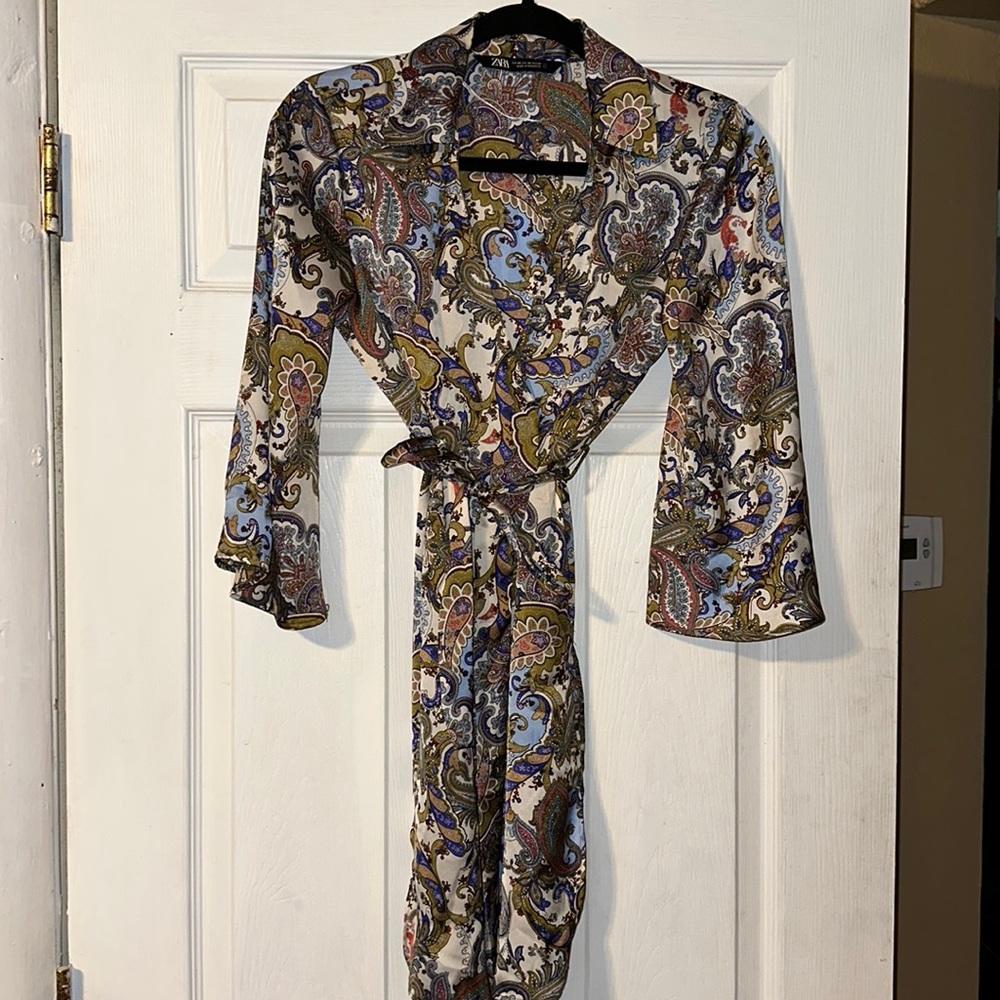 Women’s Silk Paisley Dress